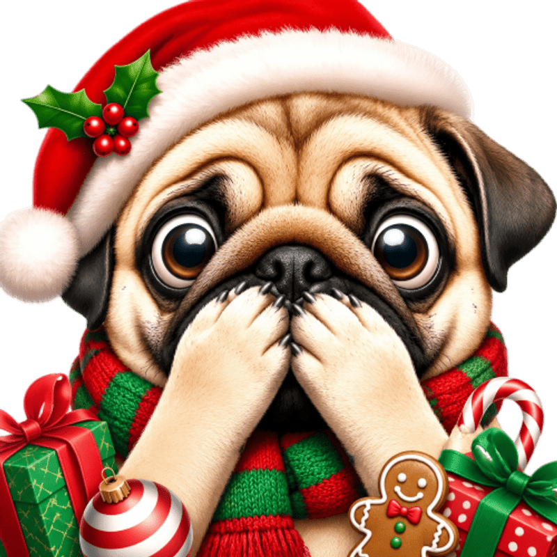 TEMU 2d Flat, 1pc 2d Flat Pattern Decal, Christmas Window Sticker, Window Flower, Glass Decal, Window And Door Decorative Sticker. Christmas Pug Dog