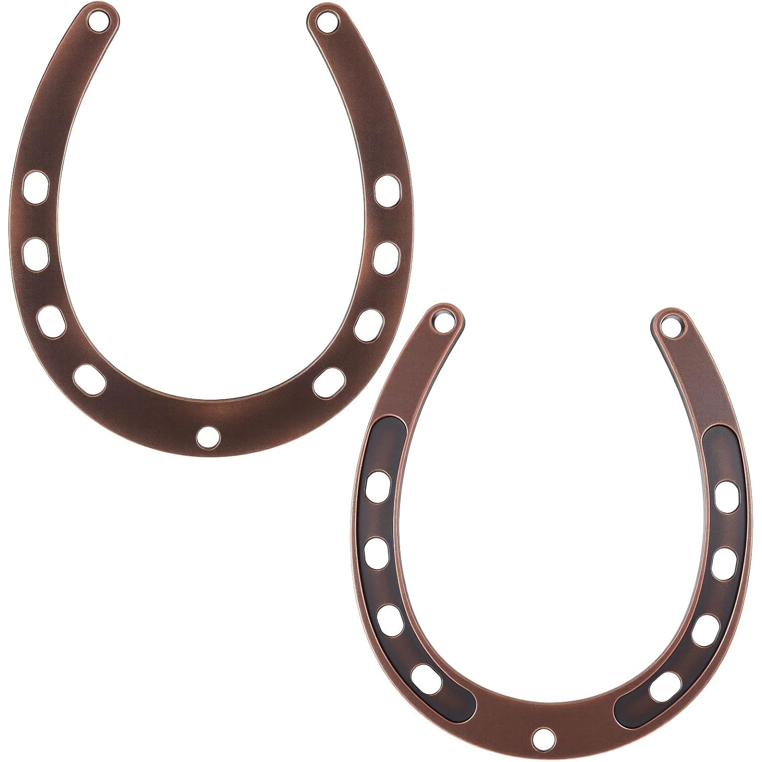 TEMU [3d] 2pcs Horseshoe Ornaments For Wall Decor, Good Luck , Suitable For Indoor/outdoor Use, Cowboy Western Style, Wedding Gift Supplies