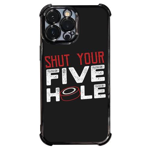 Artikelbild handyhülle: 1 eishockey-torwart-handyhülle mit galvanisierungsverfahren, schutzcover mit verstärkter polsterung stoßschutz, für iphone 17, 16, 15, 14, 13 pro max