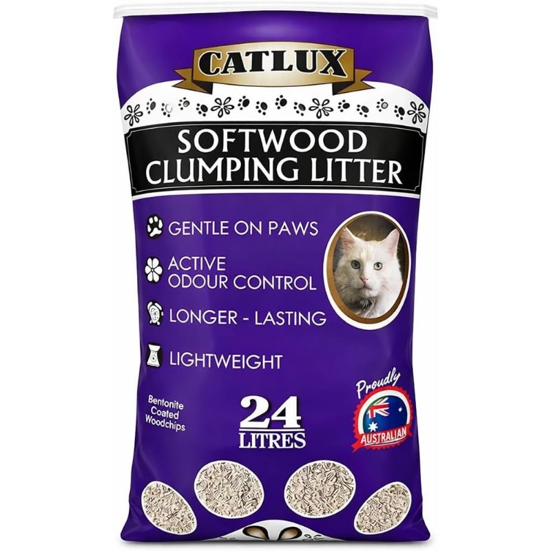 Light Clumping Litter, 24L, Natural Softwood, Pine Scent