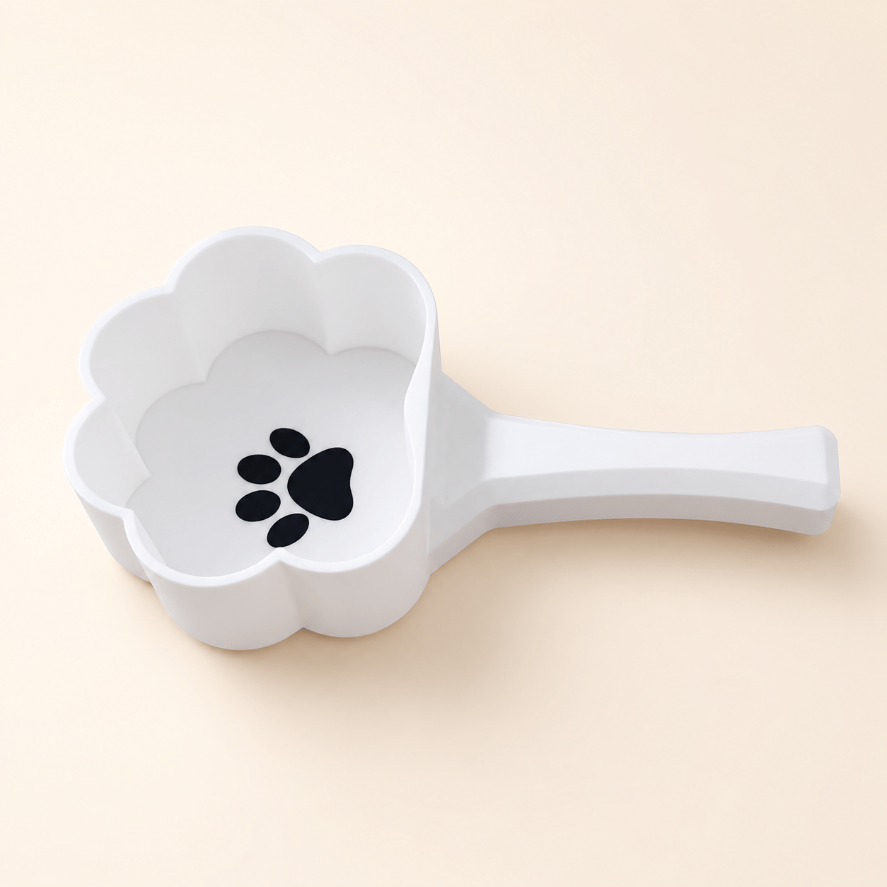 TEMU Cute Cat Paw Pet , Durable Plastic Measuring Spoon With Deep Bowl And Ergonomic Long Handle, Easy To Clean, Suitable For Food, Dog Food, Treats,