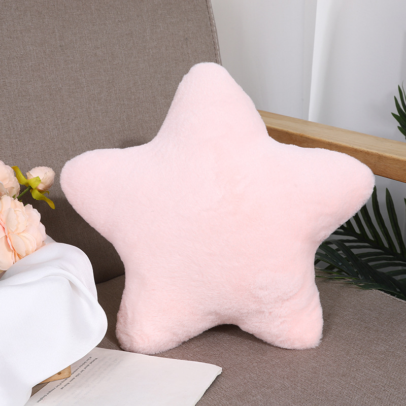 TEMU Star Plush Pillow, Soft Cute Star Cushion, Living Room Sofa Pillow, Bedroom Bedside Decor Pillow