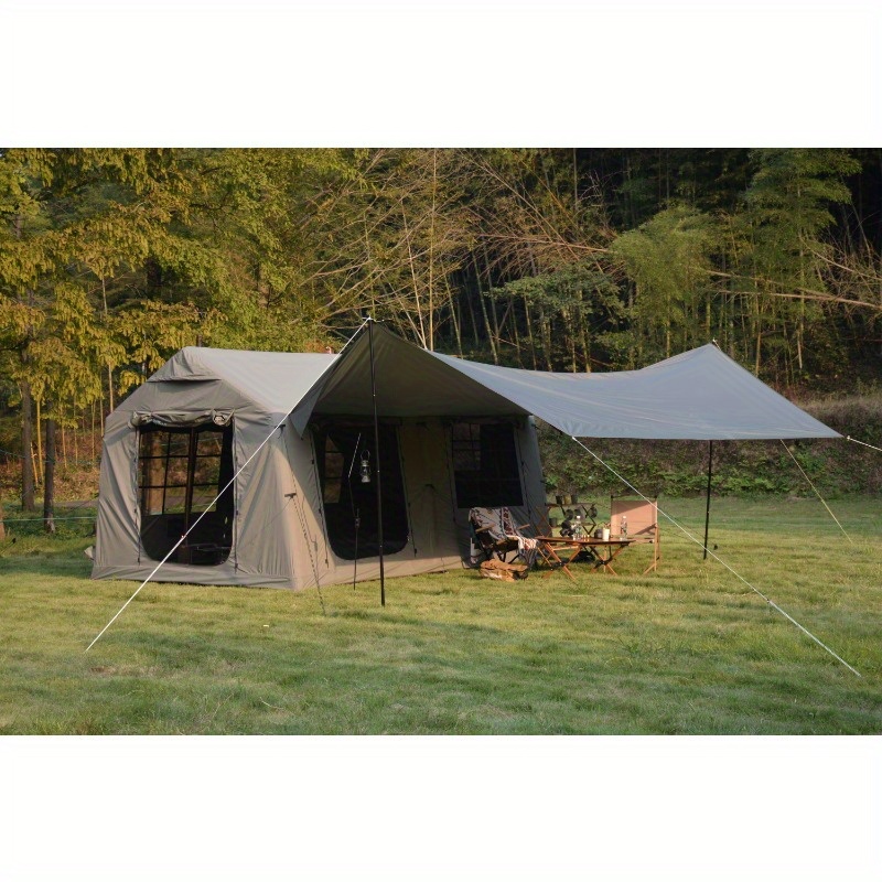 military green 4-6 person sqm expandable outdoor camping