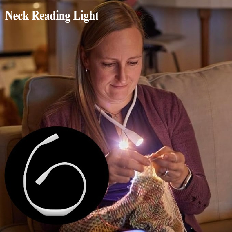 1pc of a   temperature neck lamp that operates on batteries featuring   swivel led for bedside reading designed to care for   with a long lasting neck desk light
