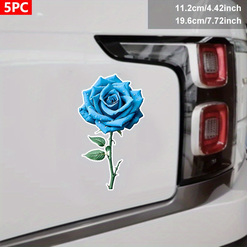 item picture 2d flat 2d flat sticker vinyl durable waterproof car decal single use self   5 large 7 5     drop leaf stem stickers cut decals for glass and metal   single use irregular shape car and laptop stickers 2d flat