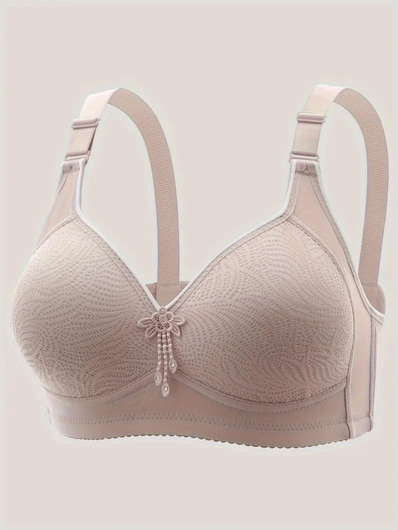 Women's Wireless Sports Bra - Lift Support, Adjustable Straps, Contrast Trim, Comfortable Casual Attire, Black with White Accents, Non-Removable Pads, Elegant Design for Lifestyles, Sports Lingerie | Contrasting Trim Design | Smooth Texture Fabric