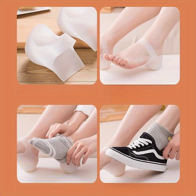 unisex silicone heightening insoles - corrective shoe lifts with arch support & heel cushioning, invisible shoe inserts for  ,  able orthotic insoles for sneakers, boots, dress shoes -     & height boost, shoe insoles for men, flat   fixer, shoe accessories, shoes insoles for men, shoe insoles for women, men sock with cushion, men sock with sole, men sock cushion, men cushion sock, shoe insole for men, shoe insole for women, shoe insert for women Product details 3