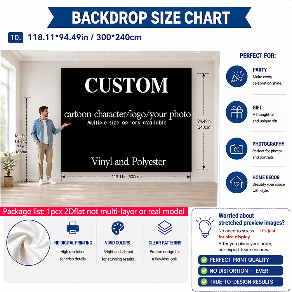 Personalized Party Banner with Custom Photos and Text