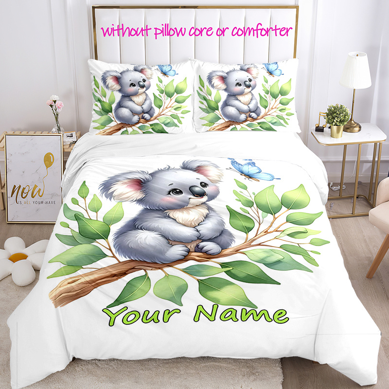 

Customizable Duvet Pillowcases - 3pcs Bedding, 100% , Zippered, , Washable, Tear- - Bedroom Decor