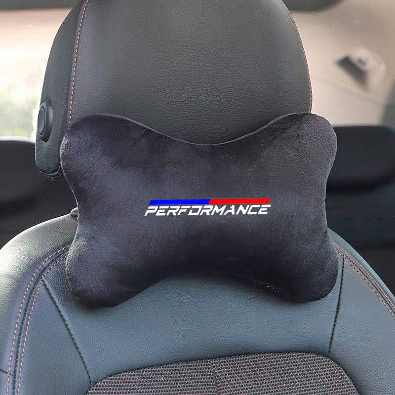 TEMU Car Seat Soft Plush Headrest - Sport Design, Head And Neck Support, Breathable, Comfortable, And Relaxing, Office Chair Support, Enhances , Car