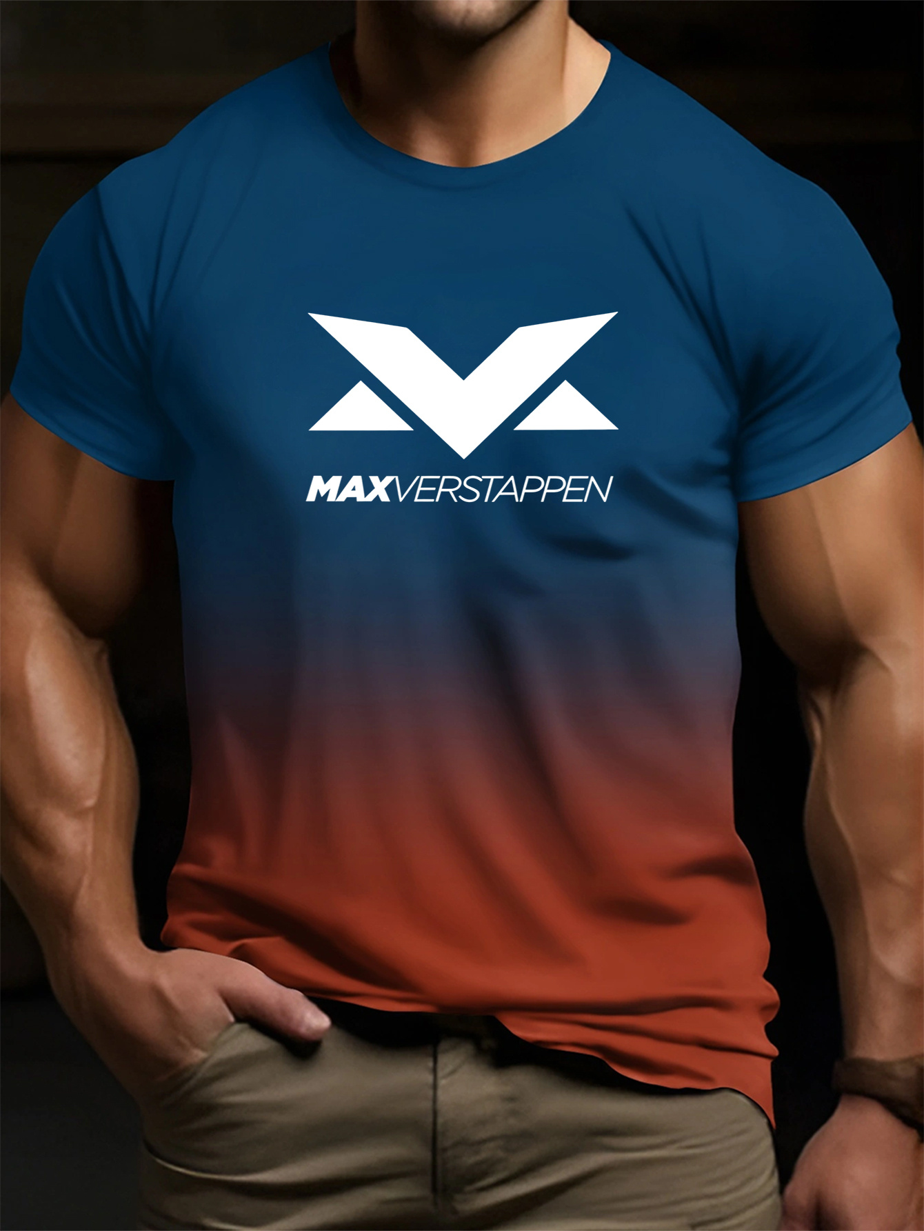 Heren zomer T-shirt MAXVERSTAPPEN
