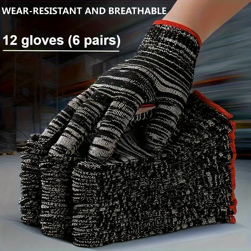 

48-pack Tear-resistant Work Gloves, Hand Washable, Lead &, -free Material, For Construction, Gardening, Home Improvement, Auto Repair