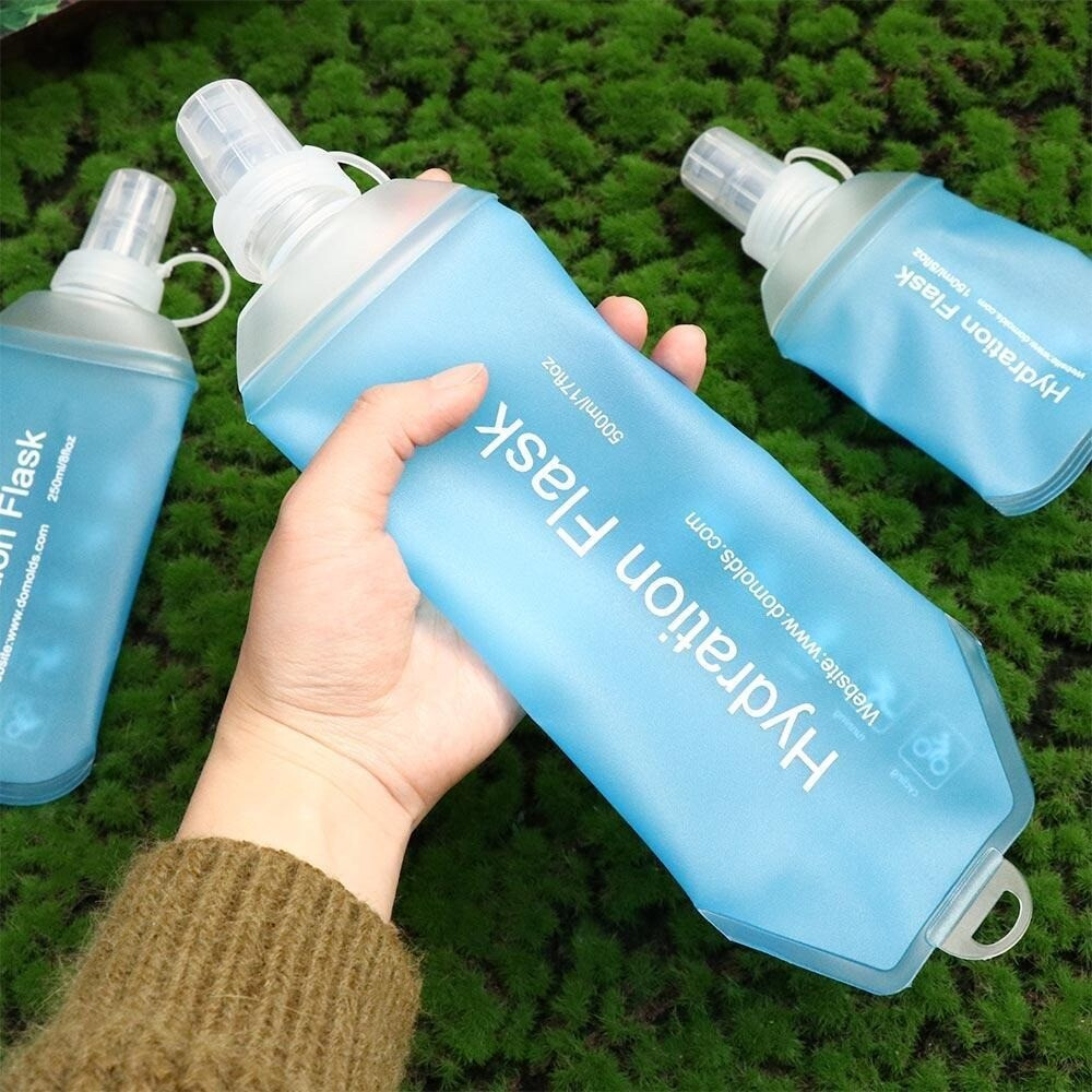 Foldable Collapsible Water Pouch, 500/250/150ML