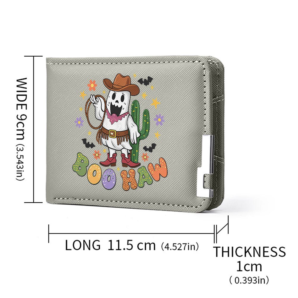 new business western cowboy ghost mens wallet multi functional   purse suitable for id card credit card cash and documents   and essentials large capacity cash storage money clip