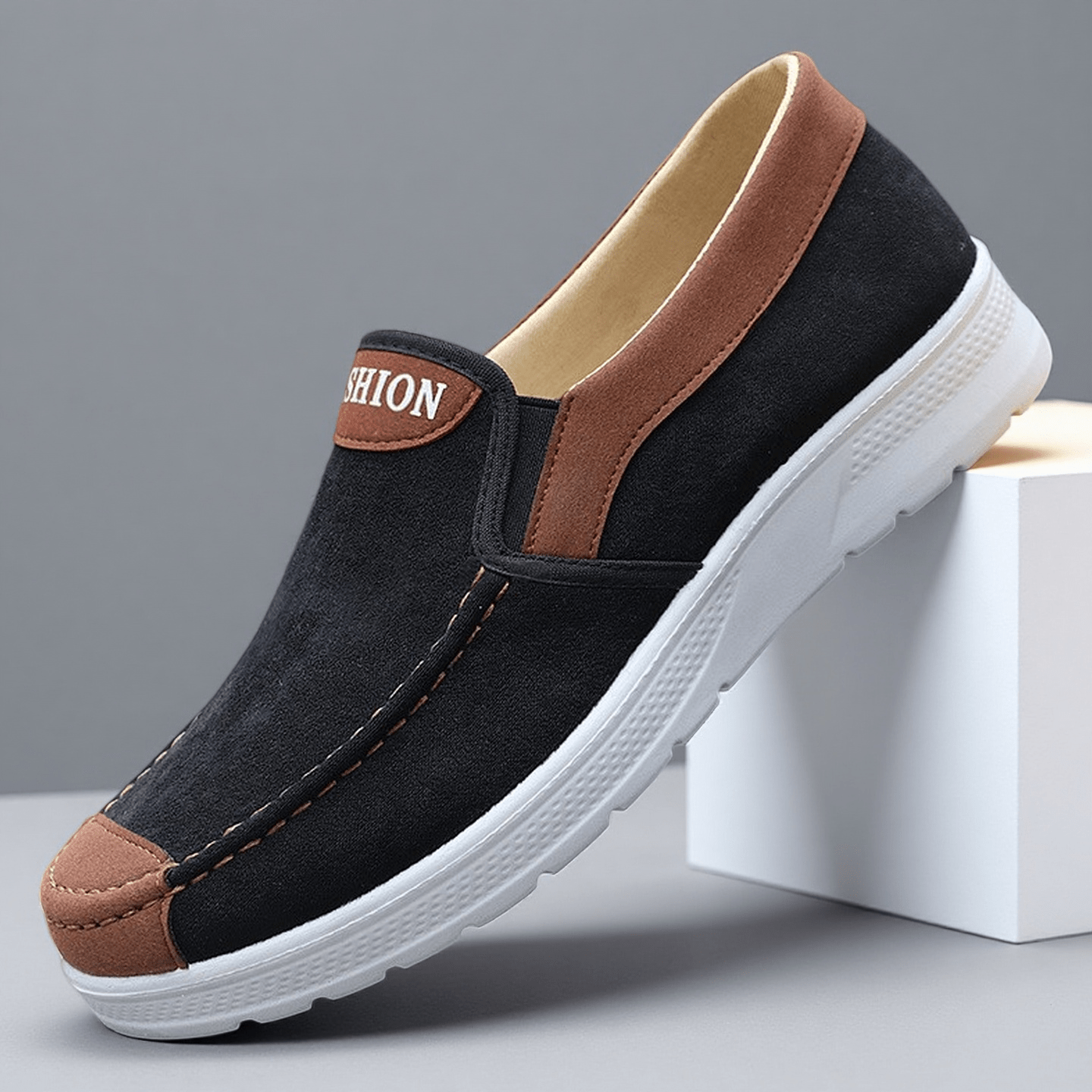 Sneakers, Men's Slip-on Trail Running Shoes, Skate Shoes. Men's Footwear for Outdoor Fitness