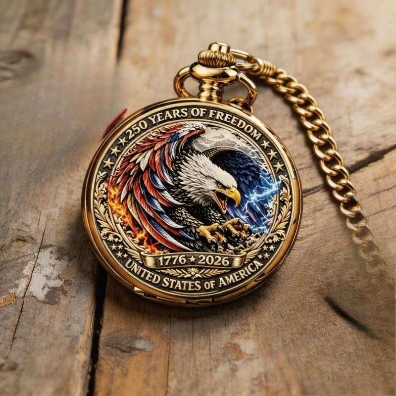 1 250th anniversary lightning bald   pocket watch   3  an     for collectors   3