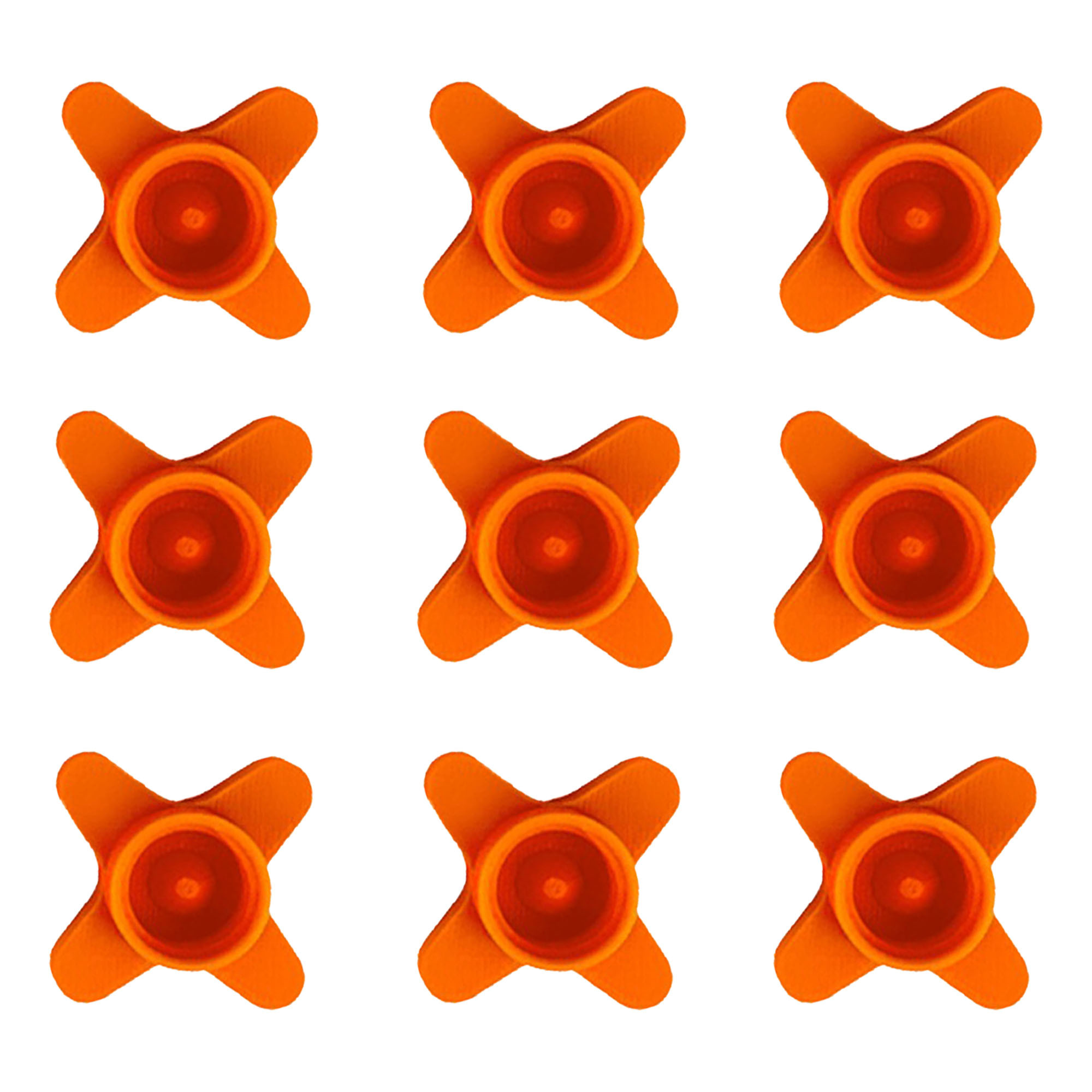 Image of 9pcs Reusable Sealing Caps Suitable For Nozzles, Plastic Threaded Capsules Threaded Design For Leakproof Sealant Caps, Reusable Caps For, Plumbing, Automotive & Household