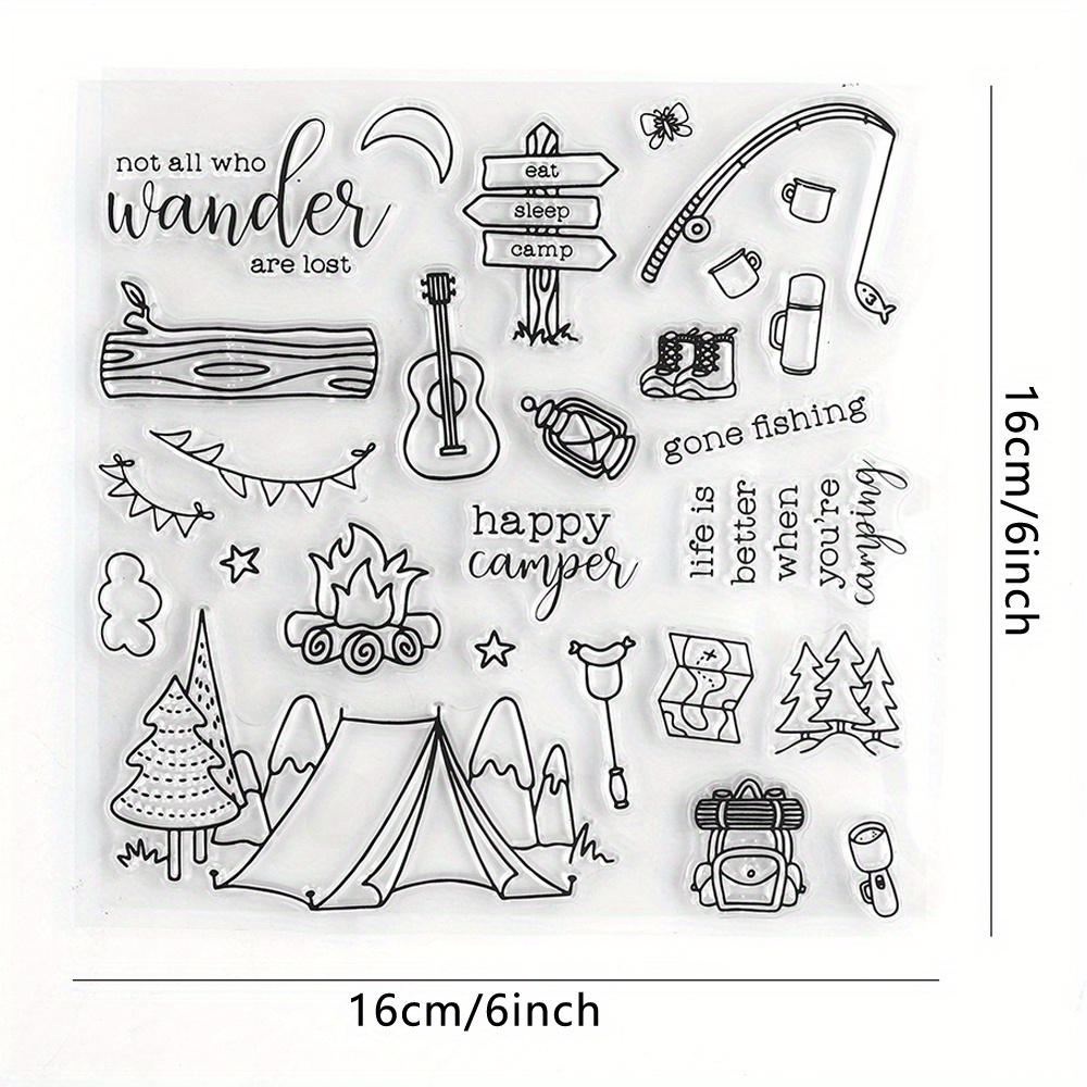 Image of Transparent Stamp And Metal Cutting Dies For Scrapbooks, Photo Albums, And Craft Cards For Themes