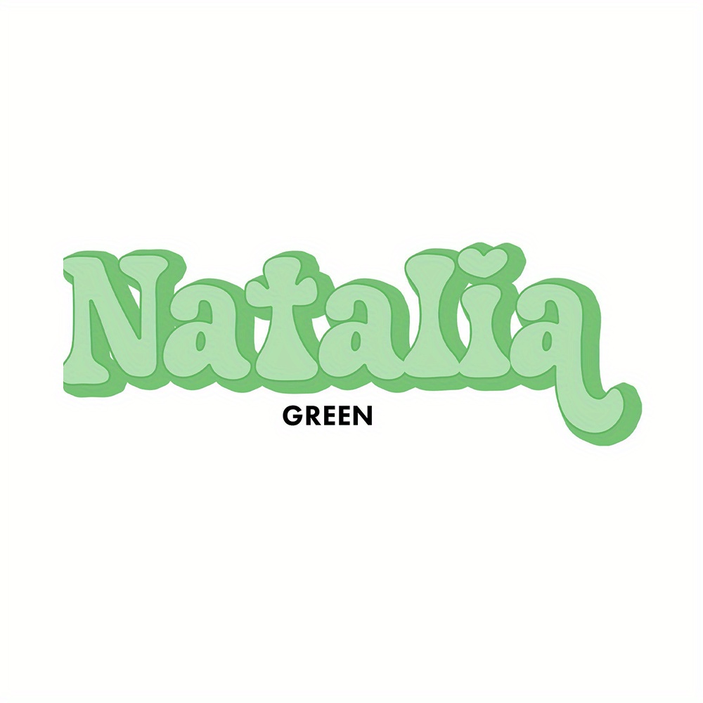 TEMU Custom Retro Custom Name Personalized Sticker, Custom Sticker, Personalized Label, Name Sticker, Colorful Custom Text Sticker, Gift For
