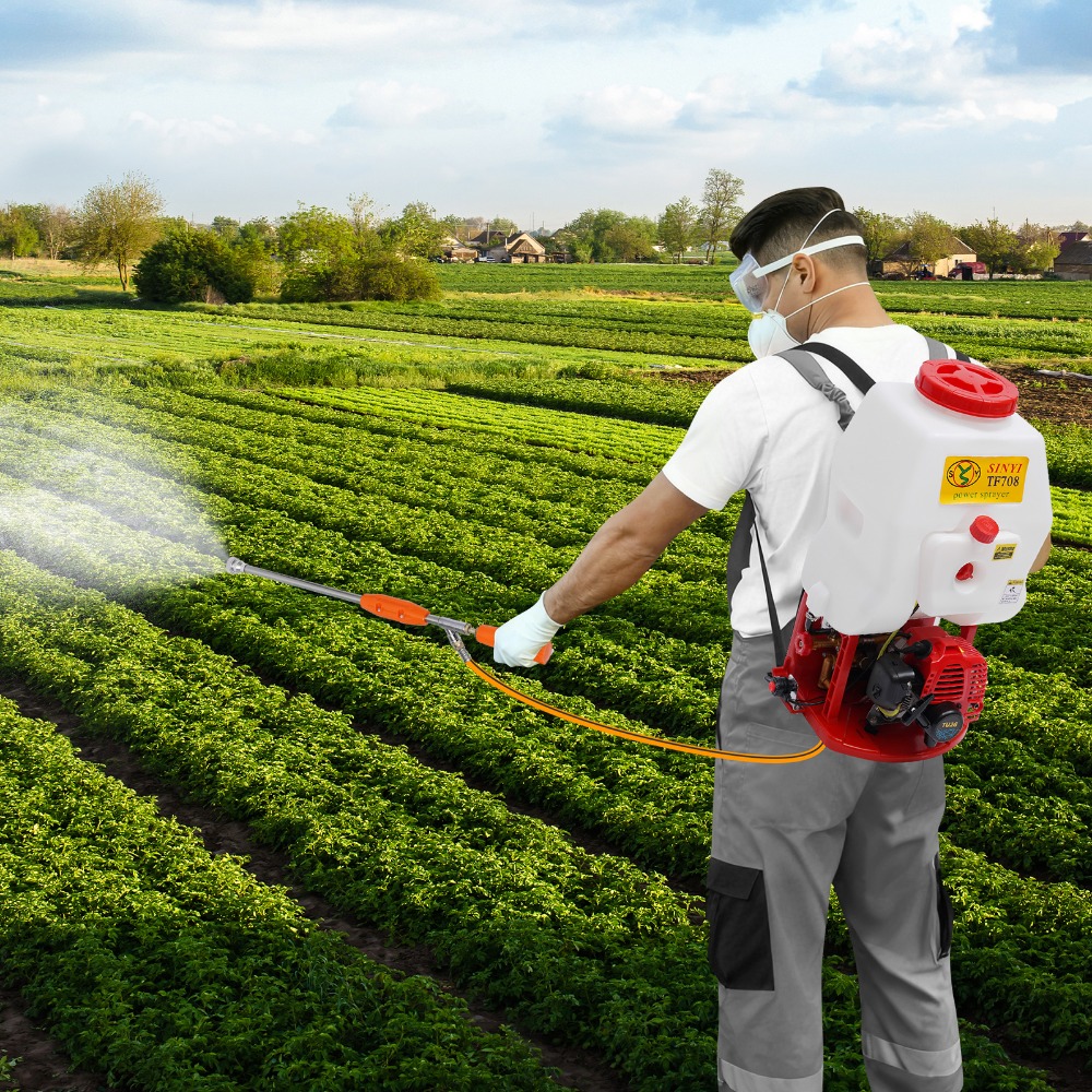 TEMU Pompa a spruzzo portatile per il controllo di parassiti e malattie | Manuale, in plastica, , adatta per grandi appezzamenti di , , e giardini,