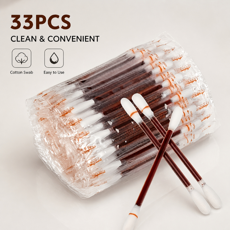 Image of 33pcs Swabs, Portable, Individually Packaged, Suitable For Outdoor Activities, Sports, Travel, Work, Pets, Home Use, Pet |portable |durable Packaging, Pet