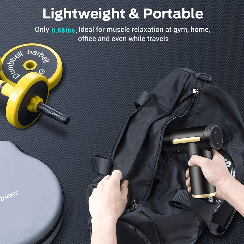 6pcs Set Includes (Four Replaceable Heads, Manual, Charging Cable), 6 Levels of Intensity Adjustable, Daily, Portable Massage Gun, Rechargeable Lithium Battery, 4 Replaceable Heads, USB Charging, Fascia Massager, (Mother'S Day, Father'S Day