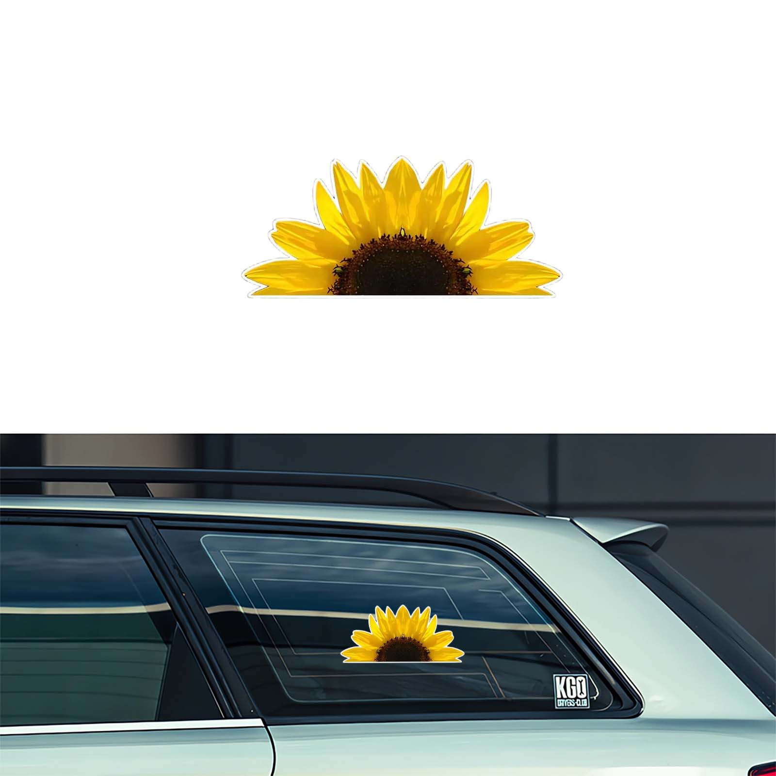 新品Sunflower Car Windshield Snow Cover, Windshield Cover for Ice and Snow Outdoor Windproof Waterproof Covers Fits Most Cars, Trucks, Vans, S並行輸入
