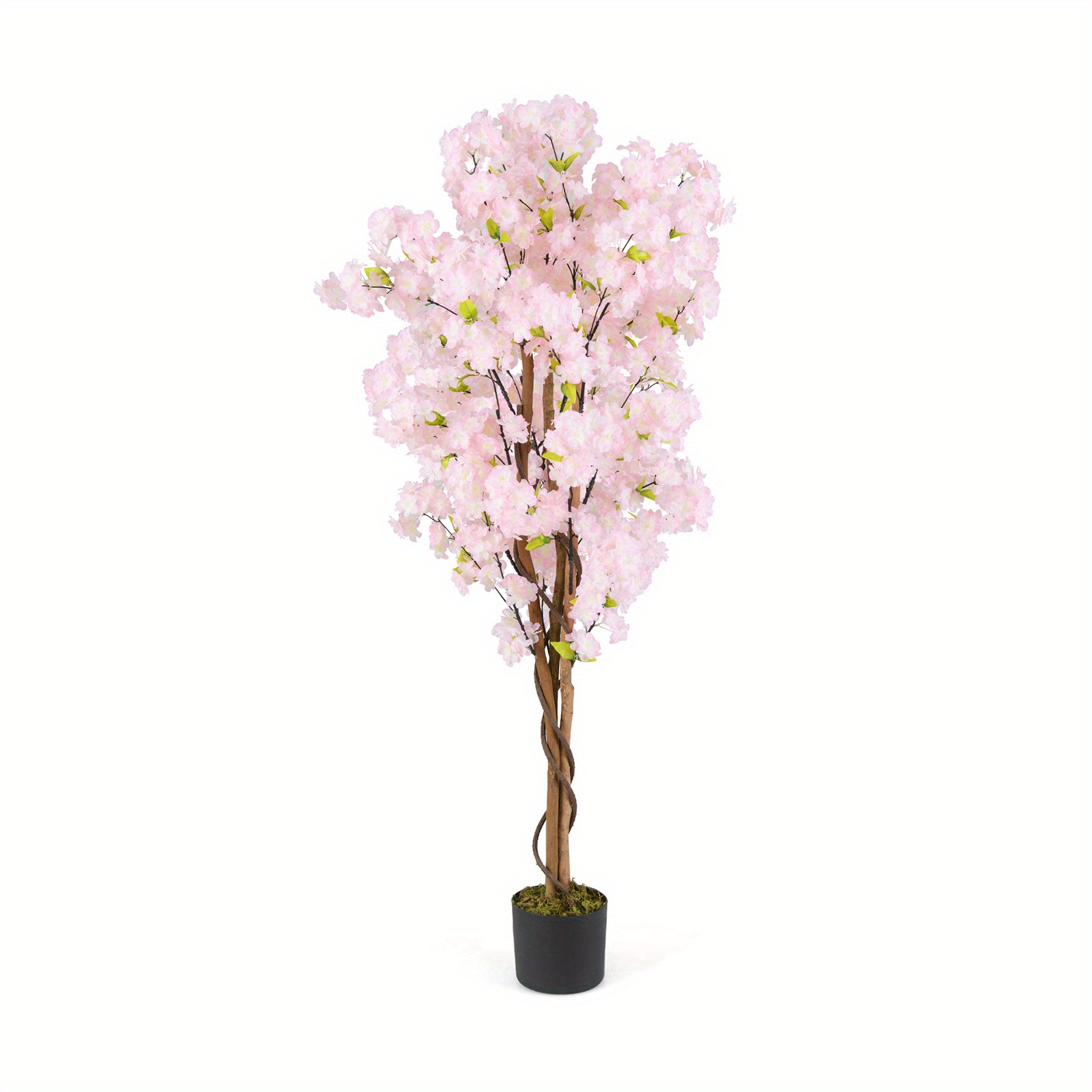Image of Set Of 2 Artificial Tree With Blossoms 150cm, Artificial Plant In Pot, Artificial Cherry Tree, Tree Cherry Tree Sakura, Flower Tree For Wedding Home Office, Spring Decoration