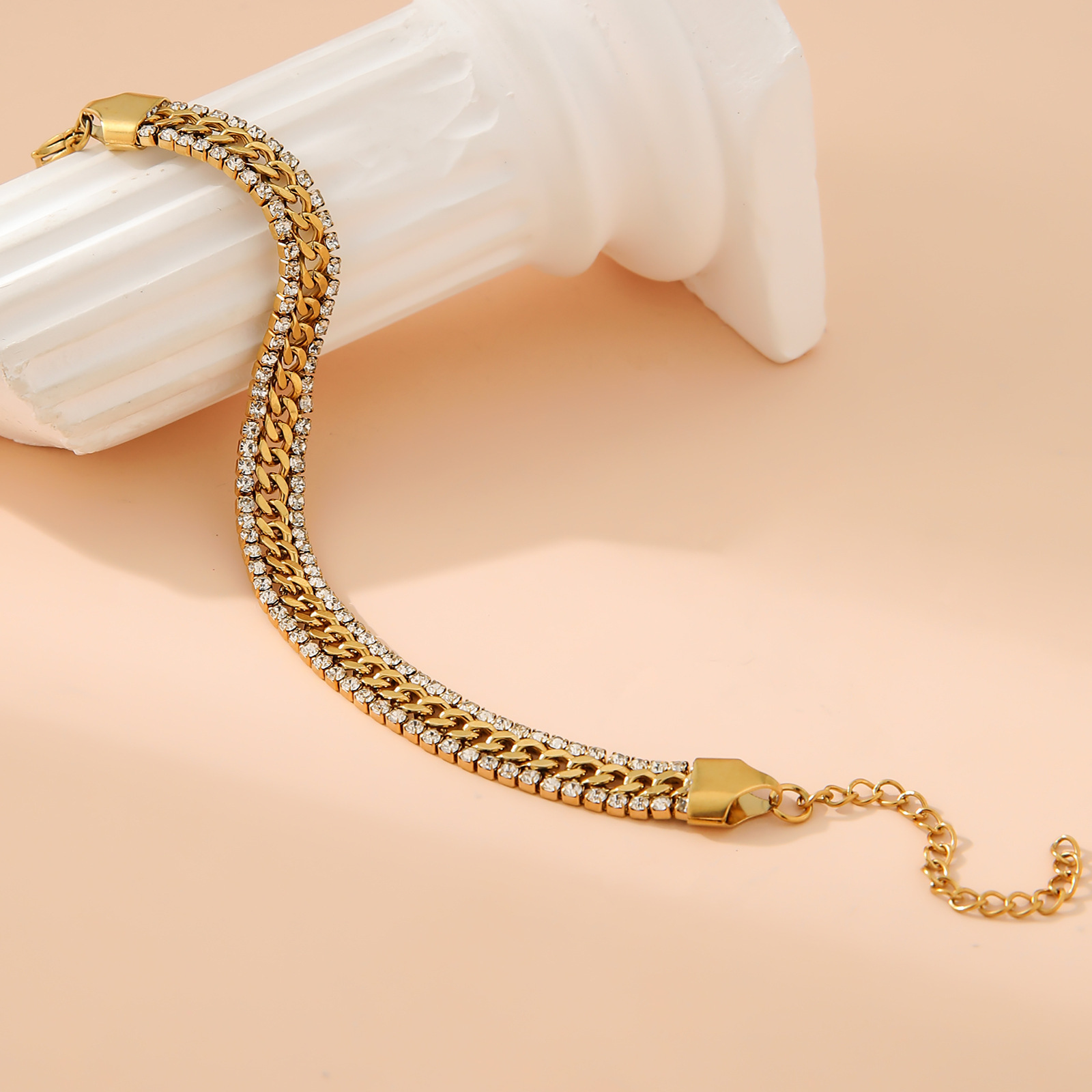 Image of 1 Fashionable And 's Bracelet, Stainless -preserving Jewelry, Classic Matching Personalized Chain, Suitable For Daily Wear And Gift