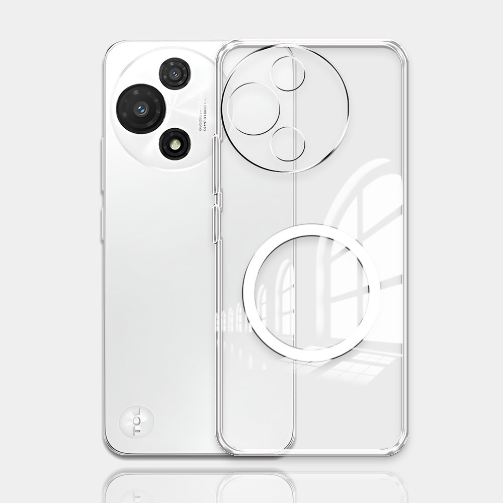 TEMU Phone Case: Suitable For Tcl 60r 5g Hd Transparent Magnetic Tpu Phone Case For Tcl 60r 5g Protective Case Anti-drop Shockproof Magnetic Ring