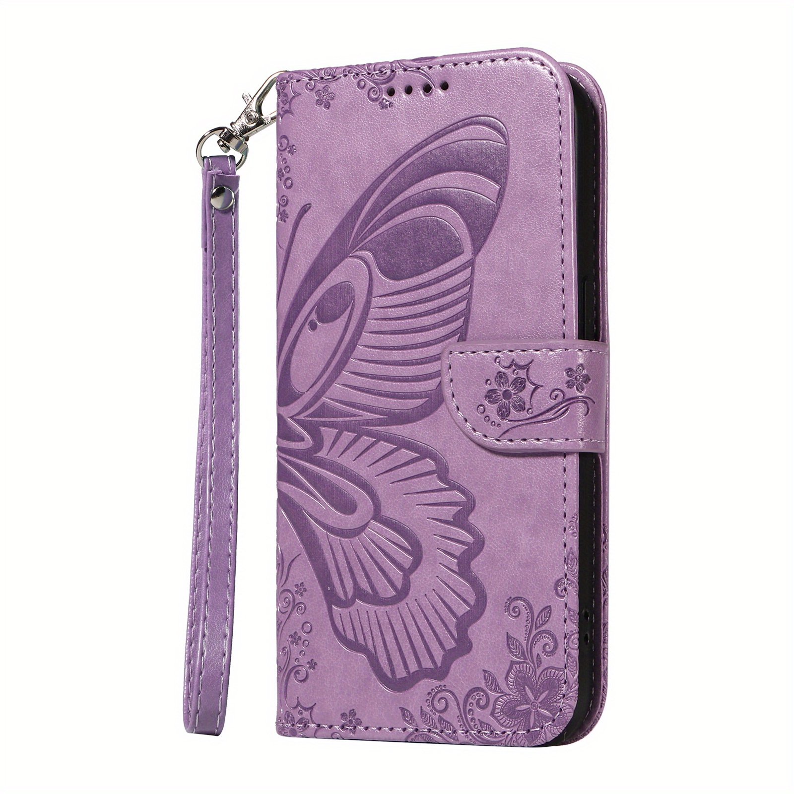 TEMU Phone Case: Embossed Pattern Matte Flip Cover Synthetic Leather Phone Case, Pu Synthetic Leather Magnetic Flip Cover Protective Case With