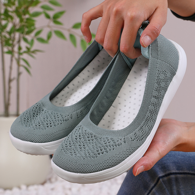 TEMU Women' Wide Last Flat Bottom Single Shoes With Round Toe, Wide Forefoot, High Foot Back, Fat Feet, Loose Shallow Mouth, Stepping Commuter