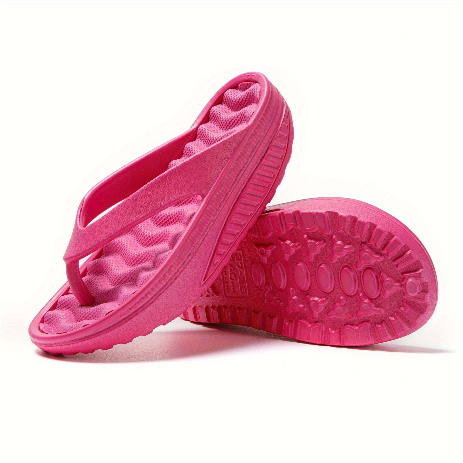 Women's & Sole Flip Flops - Tummy Beach Sandals Suitable For Pool, Swimming, Casual Wear, Lightweight Cushioned Sole, Hand Washable, Summer Poolside & Seaside Footwear, Women Shoes