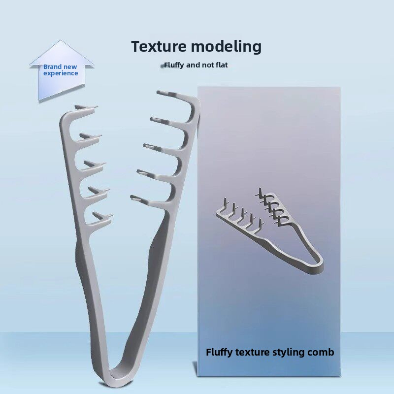 2pcs Men's Styling Comb and Toothpaste Tube Squeezer Set