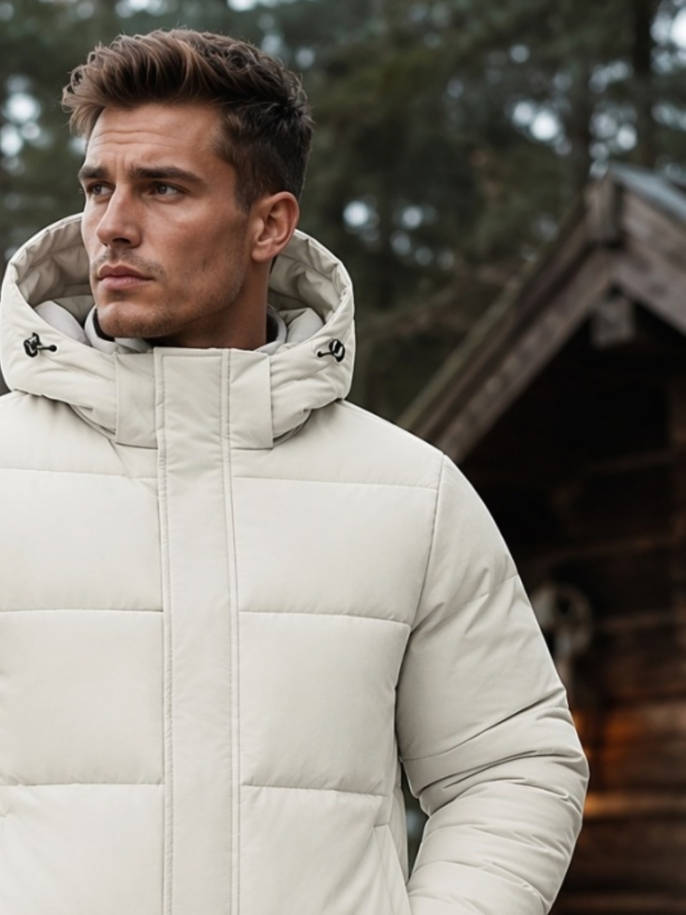 Men's Graphene Uniform Short Jacket for Winter