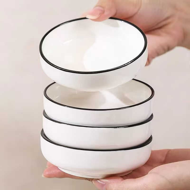 Set Of 4 Mini Ceramic Sauce Dishes, Perfect For Dipping Sauces, Steak Sauces, Seasonings, Cheese Sauces, And Creative Presentations For Ketchup, Soy Sauce, Bbq, Sushi, And Parties