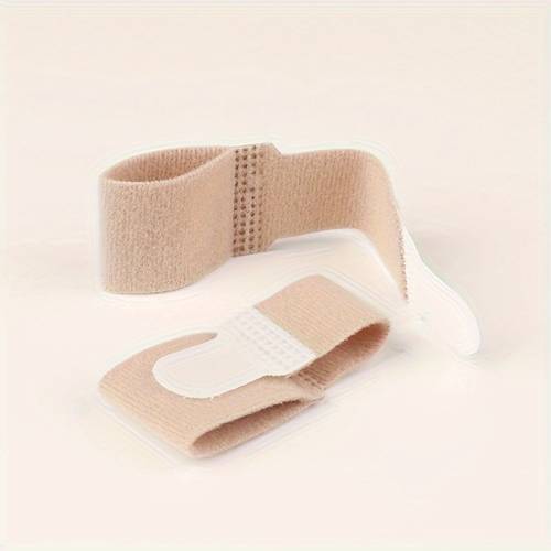 2 5 8pcs reusable fabric toe bandages for overlapping broken curly toes toe splint wraps