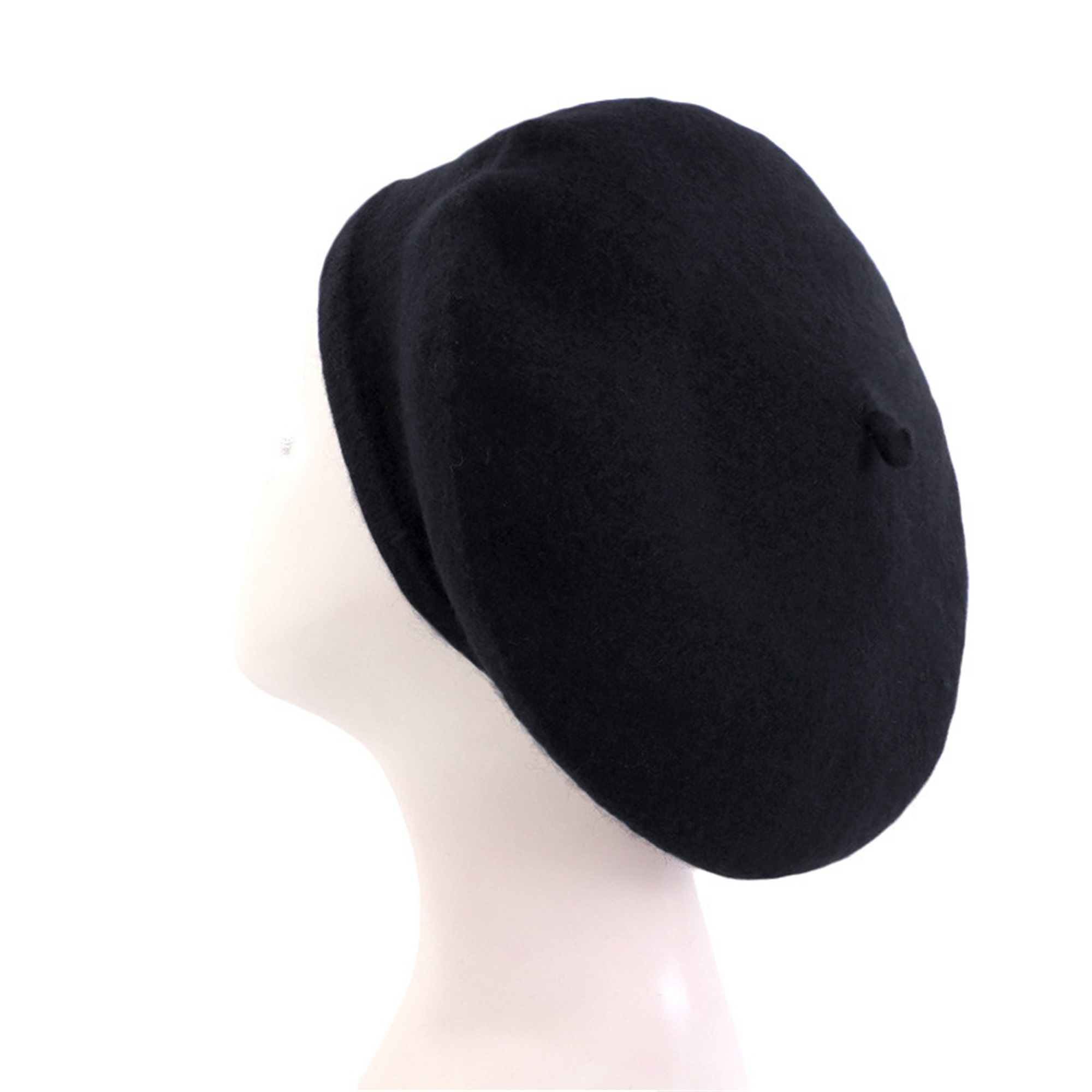 womens french beret hat lightweight solid color winter - Temu display picture 1