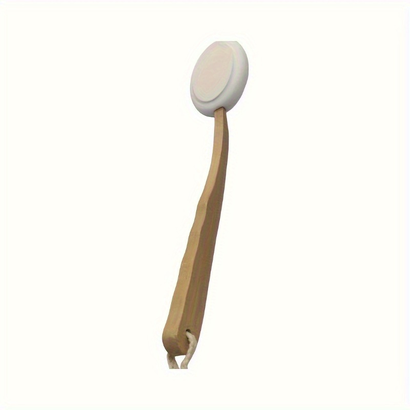 TEMU 1pc Back Applicator, Back Cleaning Brush, Lotus Handle, Scrub Brush, Head Lotion, Bath Brush, Body Lotion, , Sunscreen - No Power, No Battery