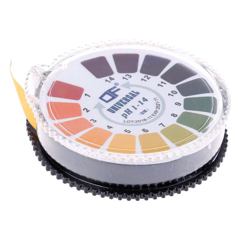 Image of 1 Roll Of 5-meter Laboratory Ph Indicator Test Strips, Ranging From 1 To 14, For Testing Acidity And Alkalinity