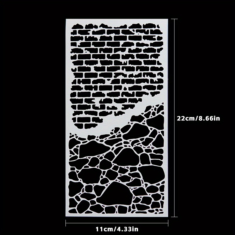 1pc Handmade Stencil For Home Decor – Intricate Geometric Pattern For Walls, Floors, Tiles, And Canvases – Multifunctional Painting Template For Diy Projects