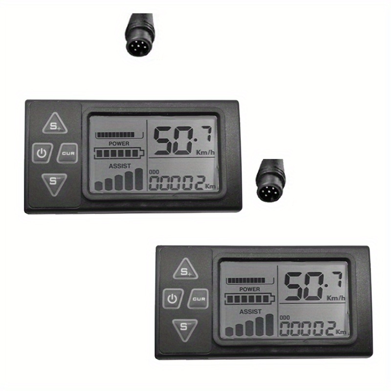 thumbnail image 2 of For E-Bike LCD Display 24V/36V/48V Display E-Bicycle MTB Part Electric Bike 2024 2 of 9