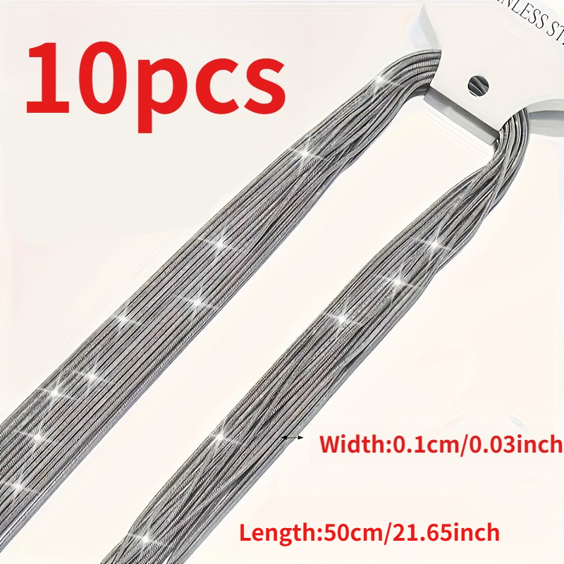 TEMU 10pcs Homme Femme Acier Inoxydable Doré Rond Os de Collier, Chaîne Unisexe, Accessoire de Bijoux en Acier Inoxydable, Facile et Polyvalent,