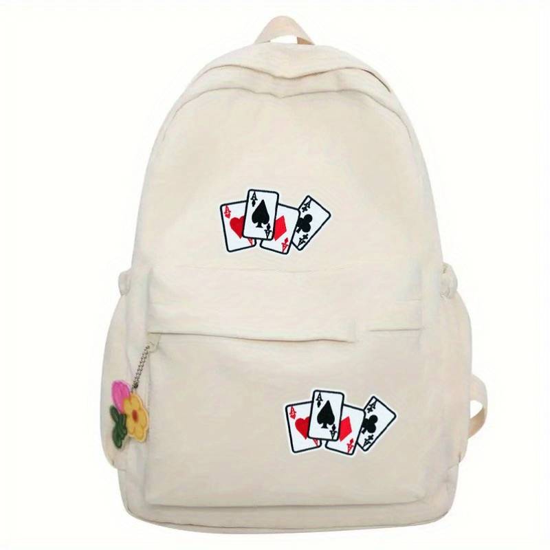 5 Patchs Brodés Poker As à Repasser - Carte à Jouer Pour T-shirt, Jean, Sac - Décoration DIY Anti-Défaut