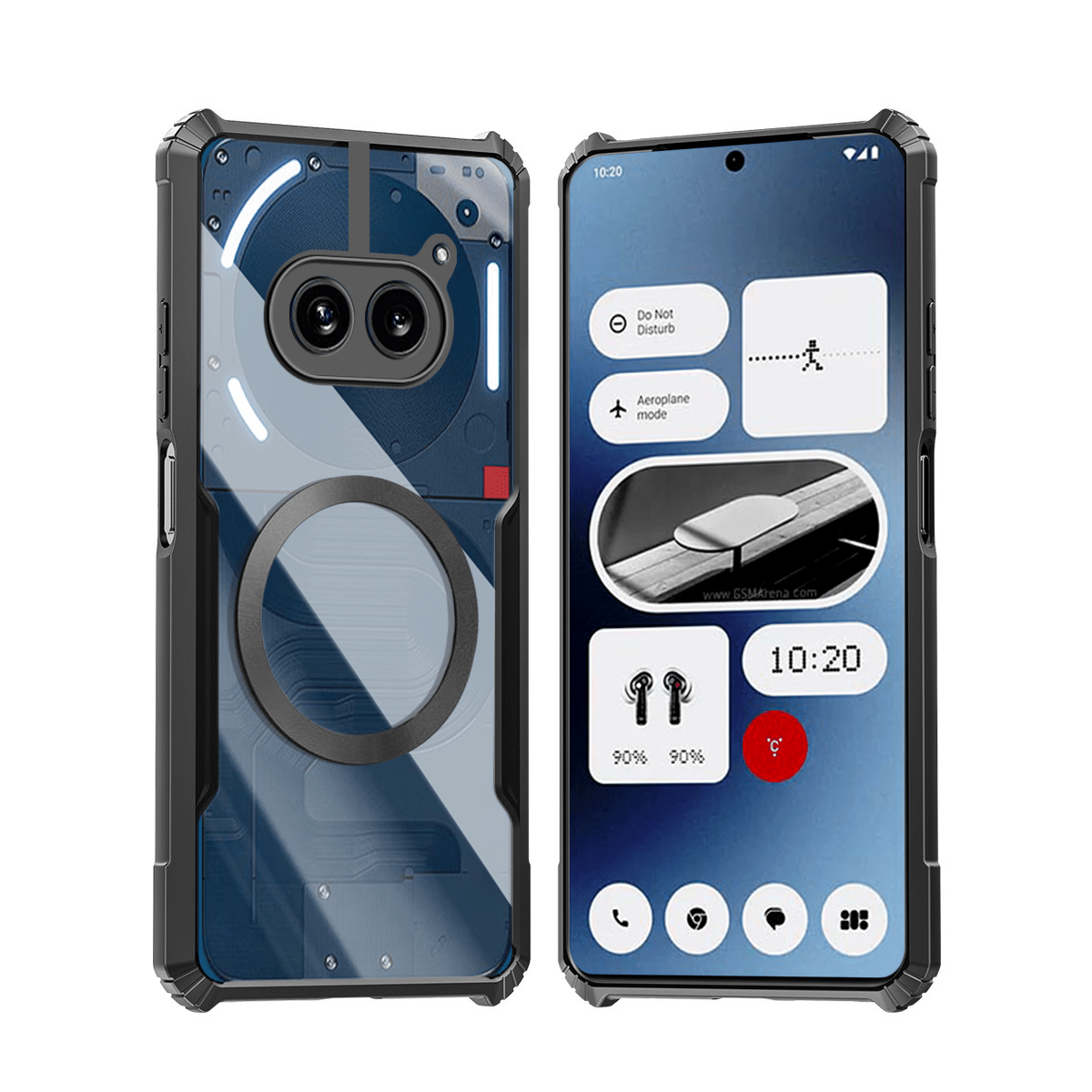 TEMU Phone Case - Case Designed For Nothing Phone 2a Plus 5g Featuring Magnetic , Shockproof Material, Soft Cover, And Transparent Acrylic Back For