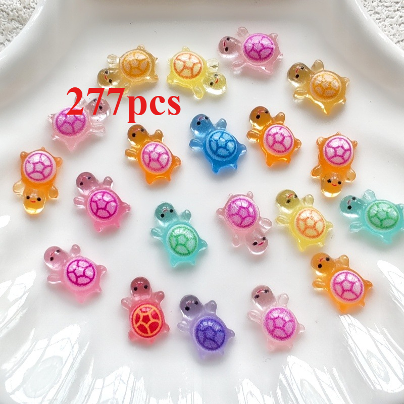 TEMU 77/177/277pcs 0.6 X 0.9cm 0.24 X 0.35in Mini Resin Additions, Suitable For Jewelry Making, Nail Decoration, Mobile Phone Cases And Hair Clips