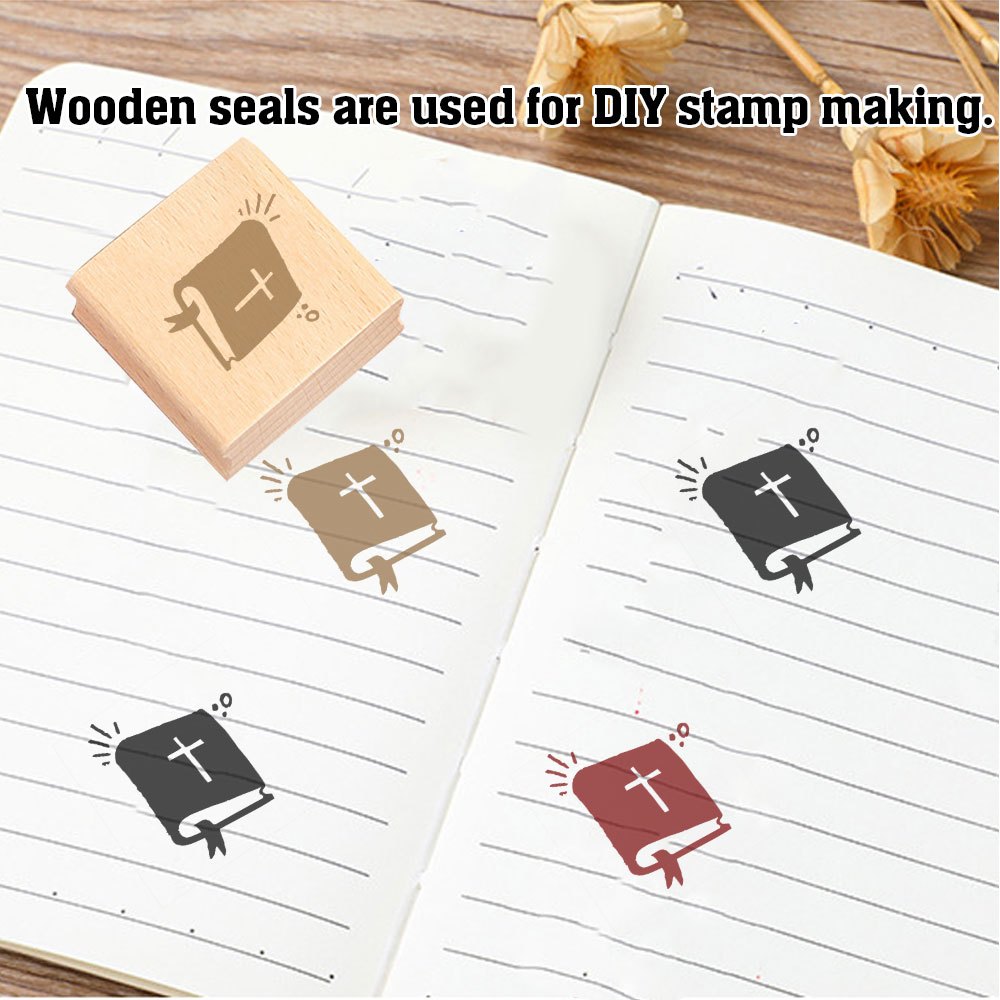 Wood Stamp for Journaling, DIY Crafts, and Scrapbooking