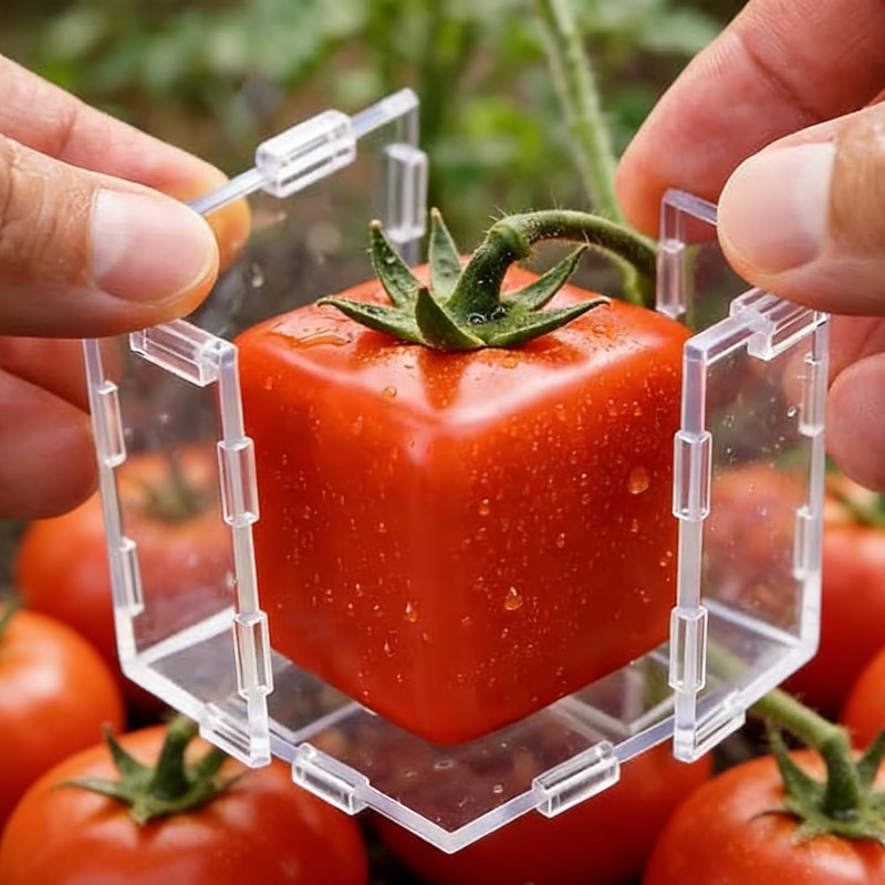 fruit shaping molds for cultivating unique     shaped fruits and vegetables creative fruit shaper reusable transparent plastic plant shaper Product details 5