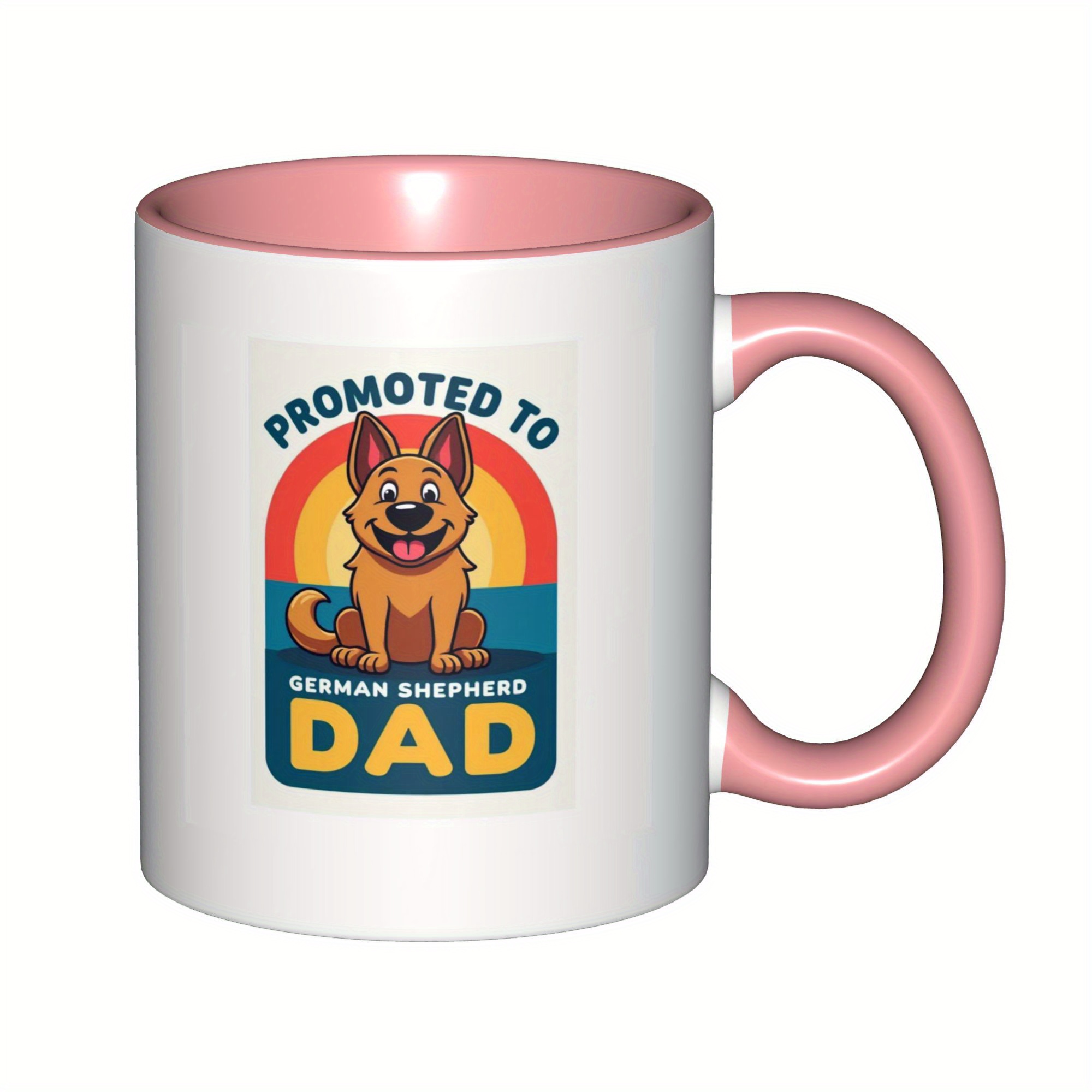 11oz ceramic coffee mug funny german shepherd dad design Temu