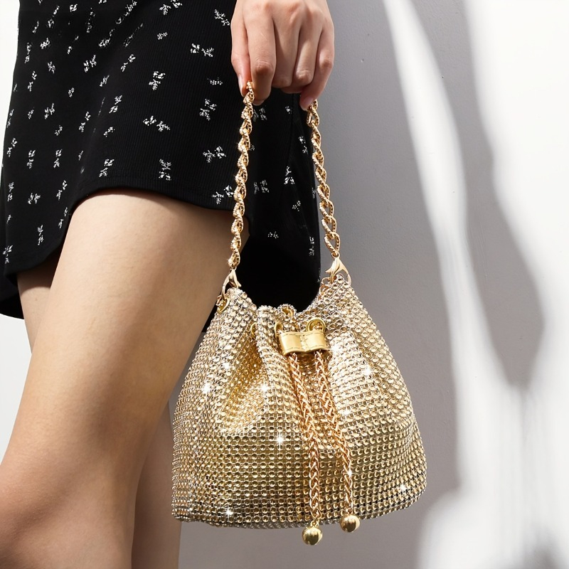 golden purses for women sold on Temu United States display picture 1